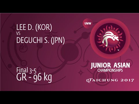 BRONZE GR - 96 kg: D. LEE (KOR) df. S. DEGUCHI (JPN), 2-1