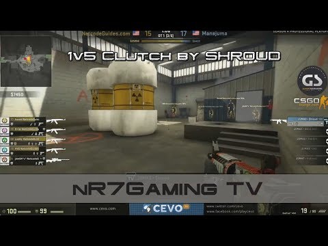 Epic 1 V 5 Clutch by Shroud in CEVO S4 Playoff's