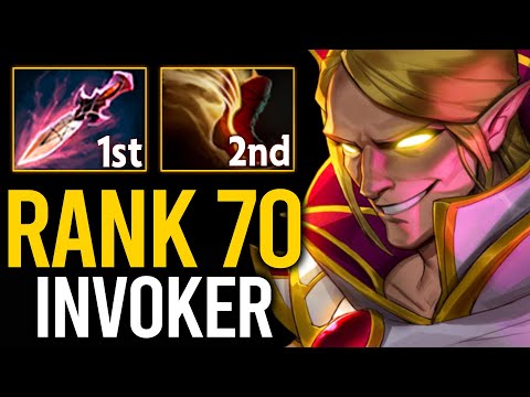 QUAS WEX INVOKER BUT TOO POWERFUL | INSANE INVOKER BY RANK 70 PLAYER | Dota 2 Invoker