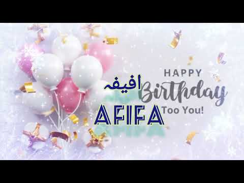 Happy birthday to you Dear AFIFA(افيفہ).... @happybirthday_786