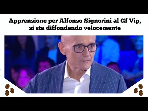 Apprensione per Alfonso Signorini al Gf Vip, si sta diffondendo velocemente