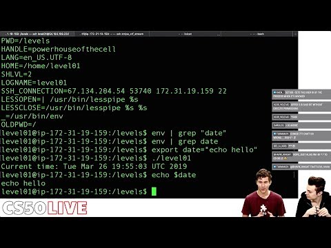 LIVE CTF, PART 2!- CS50ライブ、EP. (LIVE CTF, PART 2! - CS50 Live, EP. 50)