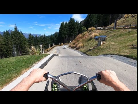 Epic Skyline Luge Race GoPro POV Queenstown New Zealand