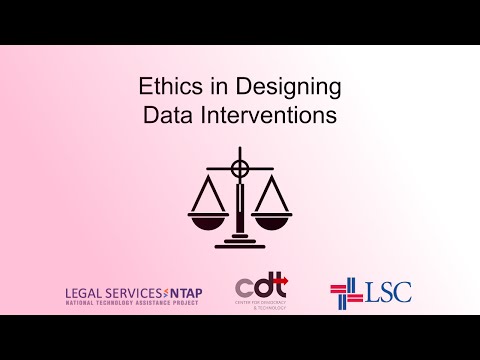 Data Ethics for Legal Aid