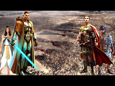 CAN THE ROMAN ARMY STOP CLEOPATRA'S EVIL PLAN? - Epic Battle Simulator 2 - UEBS 2