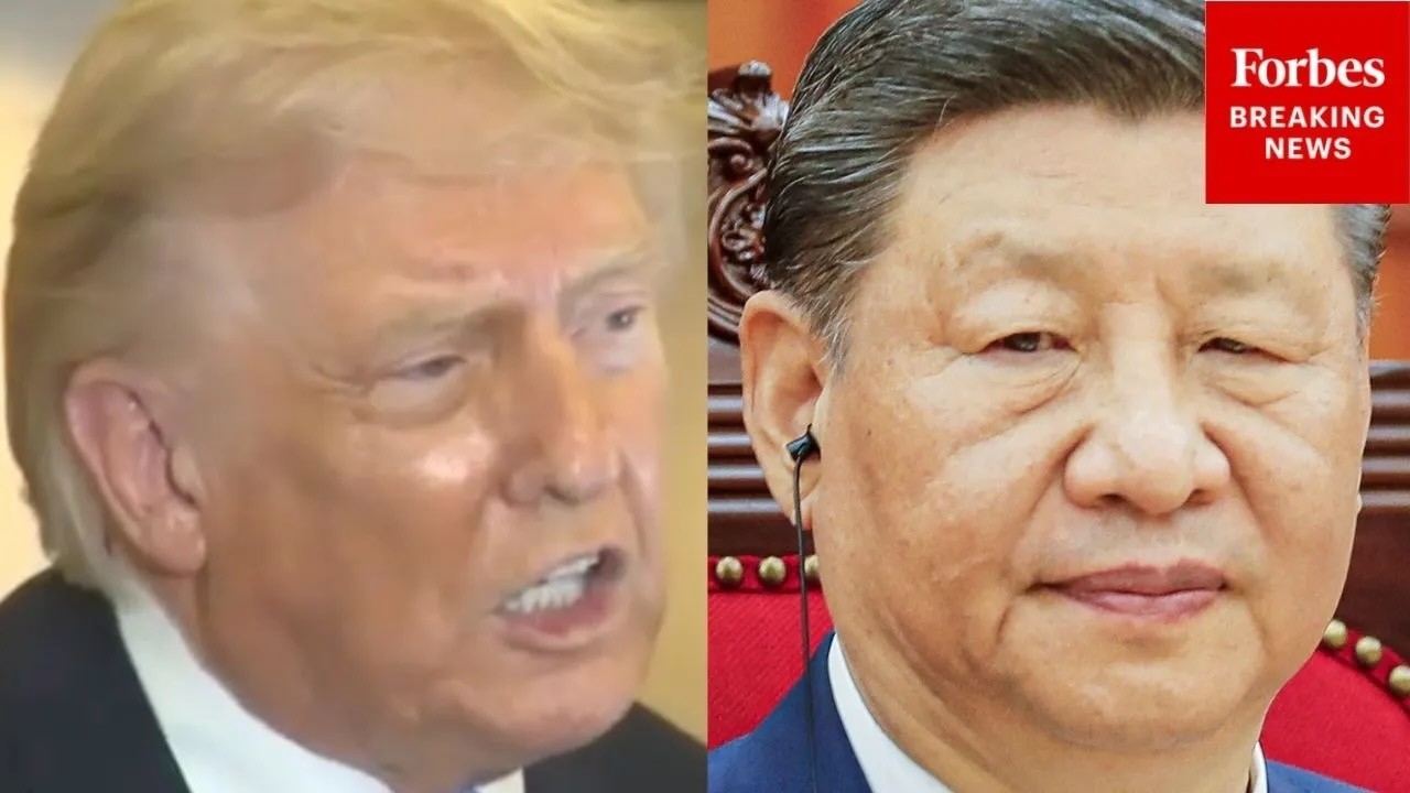 Video | Trump: 'President Xi Has Promised Me That He's Not Sending Any Weapons To Iran'