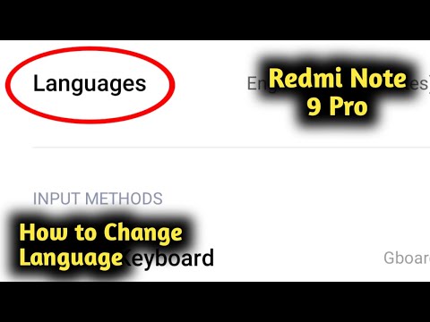 How to Change Language in Redmi Note 9 Pro