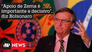 Reeleito ao governo de MG, Romeu Zema declara apoio a Bolsonaro na Presidência