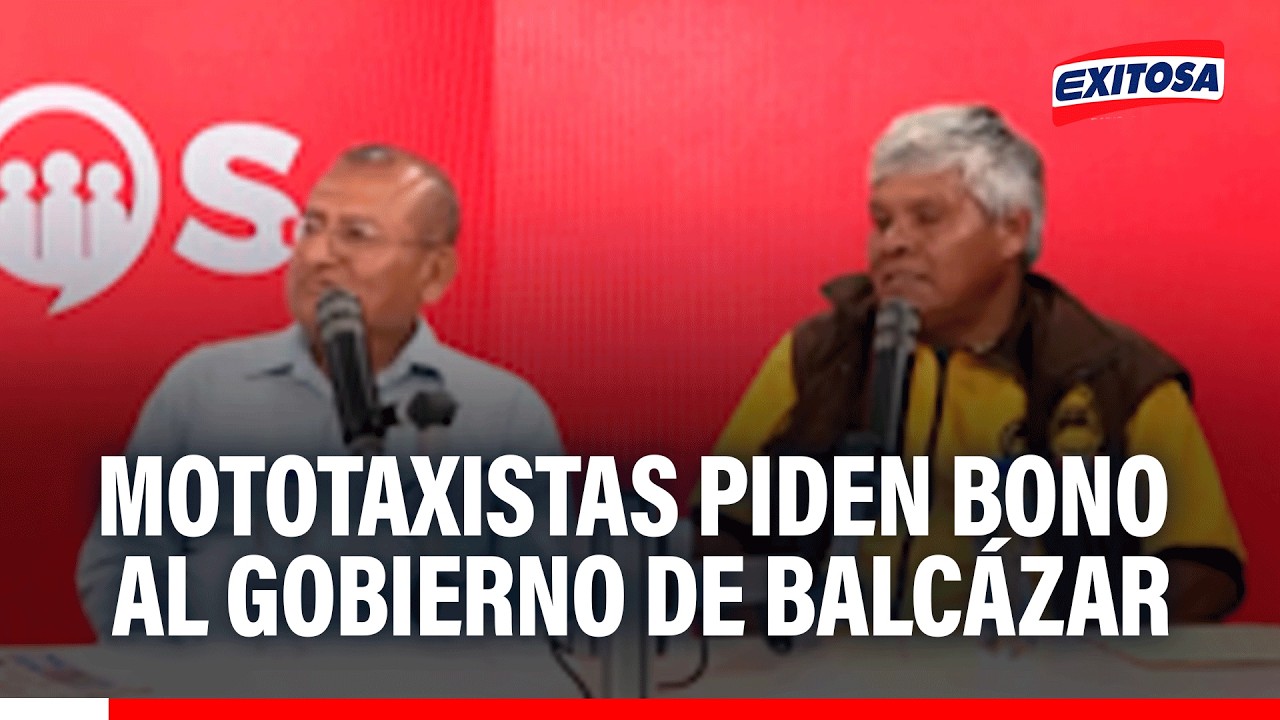 🔴🔵Mototaxistas solicitan bono al Gobierno por 14 días de emergencia del gas natural