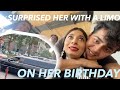 SURPRISED OUR SISTER WITH A LIMO !!!