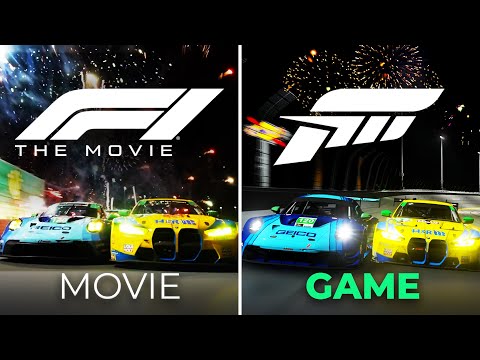 F1: The Movie Daytona Scene Recreated in Forza Motorsport