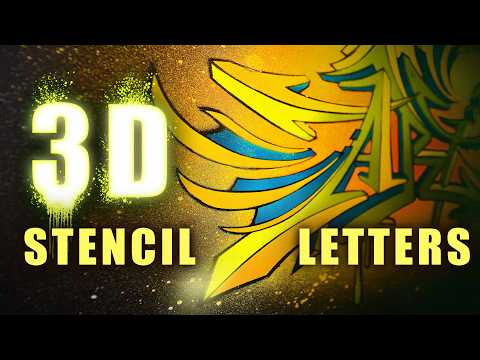 Graffiti Tutorial mit Schablonentechnik auf YouTube