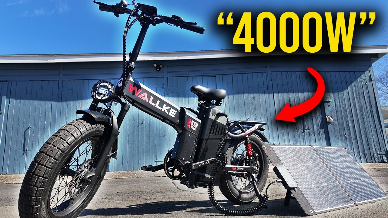 ⚡The "55ah", Solar Powered E-Bike 🔋Wallke H9 Ultra