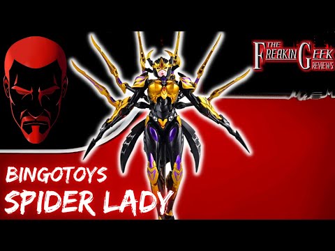 BingoToys SPIDER LADY (Blackarachnia) : EmGo's Transformers Reviews N' Stuff
