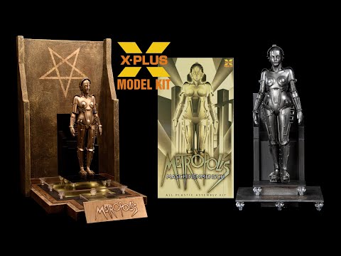 Monster Model Review #219 The Maria Robot Plastic Model Kit by X-Plus from Metropolis (1925)