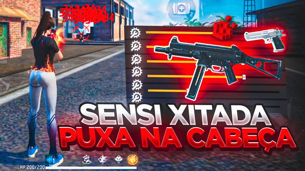 A MELHOR SENSIBILIDADE COM e SEM DPI DEPOIS DA ATUALIZAÇÃO PARA SUBIR CAPA DE (DESERT, UMP, M1014)!!