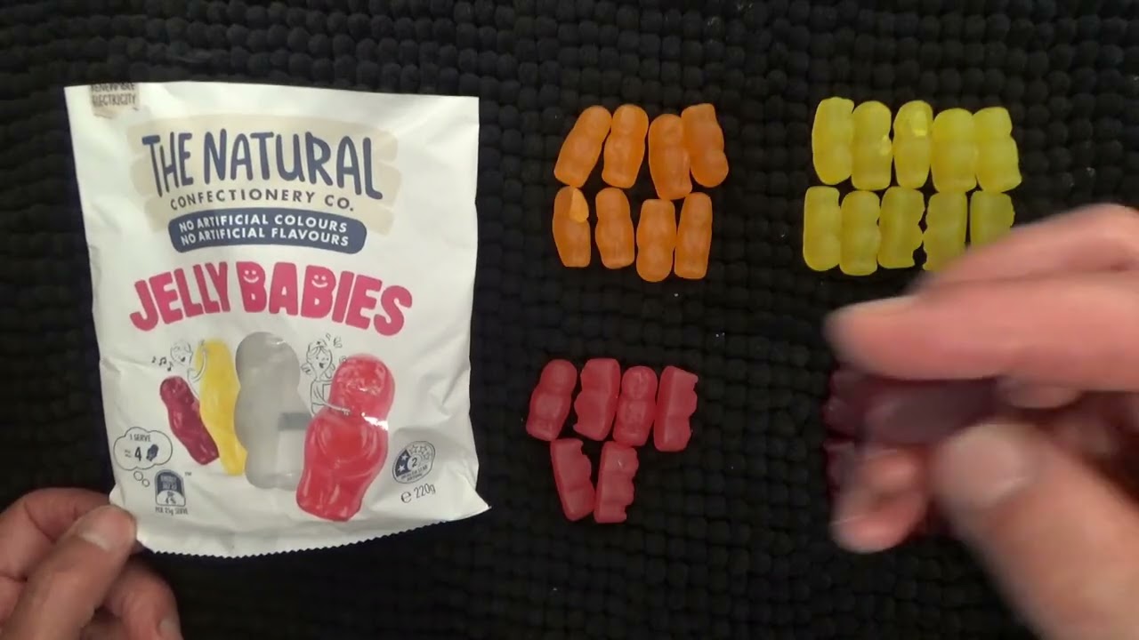 ASMR - Whispering While Eating Jelly Babies - Chewy Lolly / Candy / Sweets - Australian Content
