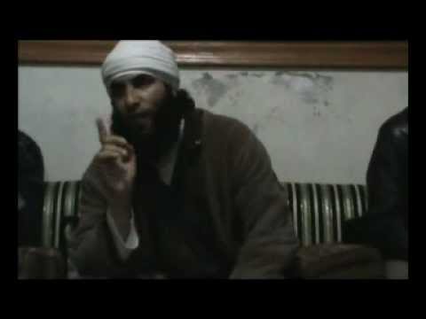 درس ديني في مدينة الرستن بحضور عبد الرزاق طلاس وقادة سرايا من الفيلق الأول