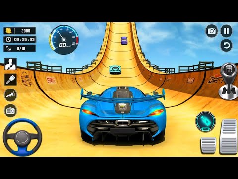 Impossible Car Stunts Racing - Mega Ramp Car Stunts Simulator - Android Gameplay #201