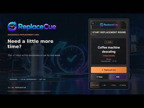 Replacecue – Replacement Log video thumbnail
