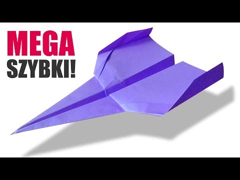 SAMOLOT Z PAPIERU do dalekich szybkich lotów - paper airplane - Jak zrobić samolot z papieru