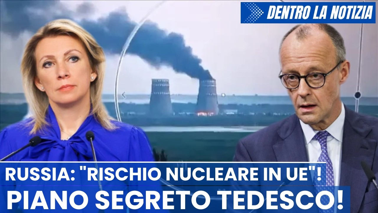 Kiev attacca centrale Zaporizia rischio nucleare! Armi Ucraina finite a mafia! Berlino piano segreto
