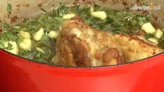 preview picture of video 'Spanish garlic chicken video recipe'