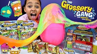 Grossery Gang Horrid Hot Dog Machine - Giant Slime Surprise Egg - Chocolate Yuck Bars