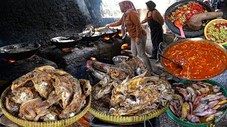 UGAL - UGALAN! 2 TON IKAN LUDES SEKALI JUAL ,RIBUAN ORANG MAKAN DI SINI TIAP HARI - WARUNG IWAK KALI