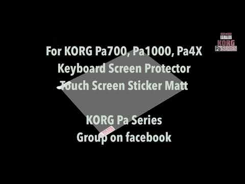 Keyboard Screen Protector KORG Pa700,1000,4X