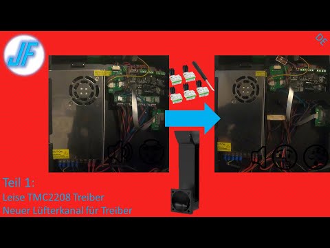 Upgrade Anycubic I3 Mega #1: Wechsel der Treiber und neuer Lüfterkanal für die Treiber