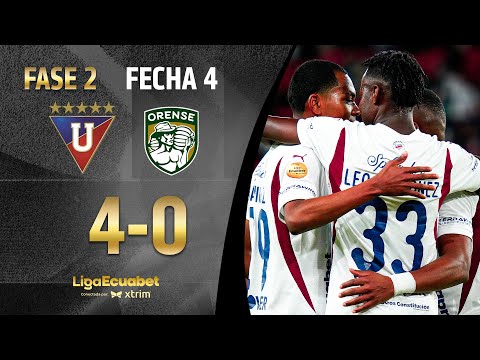 FULL SUMMARY: LIGA DE QUITO 4-0 ORENSE | ECUABET LEAGUE SERIES A PHASE 2 - MATCHDAY 4