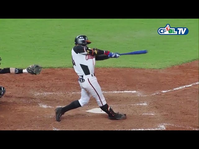 【CPBL】統一ライオンズの4割打者 陳傑憲がヒットでチャンスメーク!! 2017/7/13 UL-LM