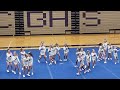 10/03/23 - 9U  Cherokee Bluff Jr Bears Cheer Showcase