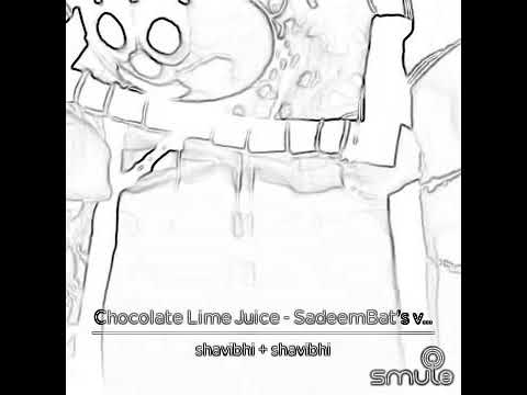 Chocolate Lime Juice. ..........chocolate day special