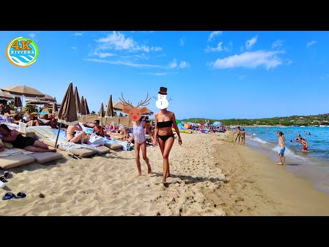 Beach Walk Saint Tropez 4K 🌞 July 2022 🧡