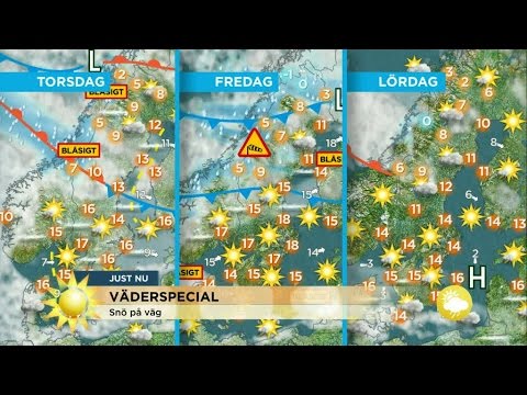 "Besvärligt väder i norra Sverige" - Nyhetsmorgon (TV4)