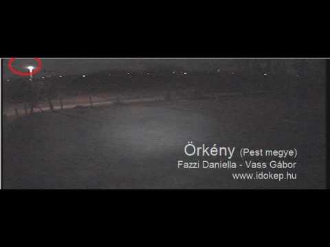 Bolida ( erős fényű meteor ) Magyarországon