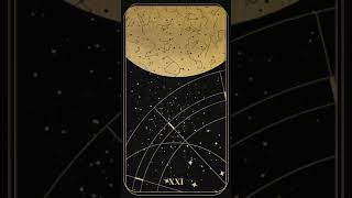 Tarot Great Arcana Arkana Wielkie 21 The World Świat