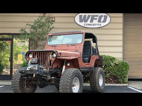Check out this 1946 Willys Flat Fender Jeep