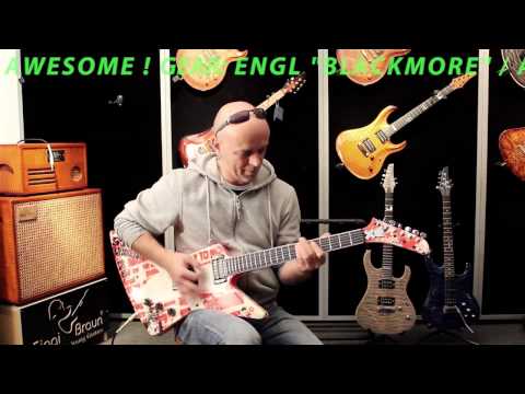Custom Shop Explorer-style guitar - first soundcheck