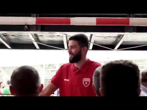 Il raduno della Pallacanestro Openjobmetis Varese