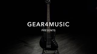 Video thumbnail for Seattle Short Scale Bass Guitar, Black | Gear4music demo by Gear4music Guitars