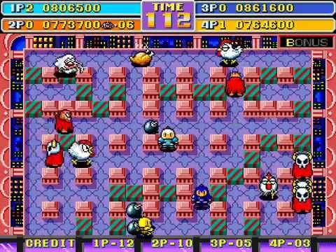 Bomberman World/New DynaBlaster 4 player Netplay arcade game 60fps