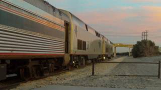 preview picture of video 'Amtrak Sunset Limited at Palm Springs - 1/16/11'