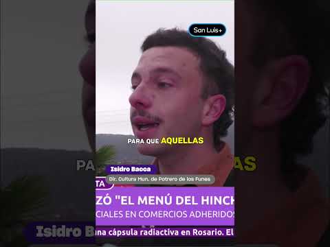 Potrero de los Funes presentó la promoción "El Menú del Hincha".