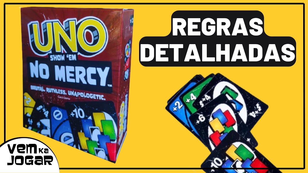 Como Jogar UNO Show'em NO MERCY: Aprenda a Jogar Rapidamente
