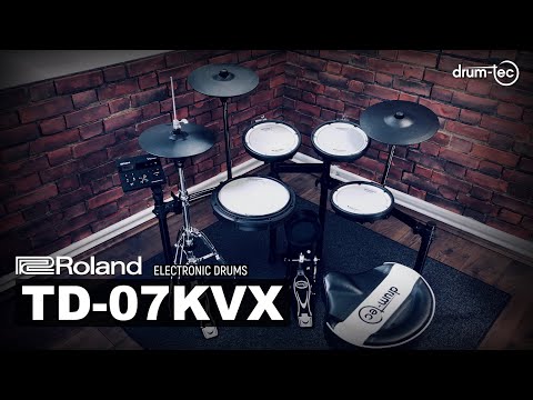 Roland TD-07KVX electronic drums unboxing & playing by drum-tec