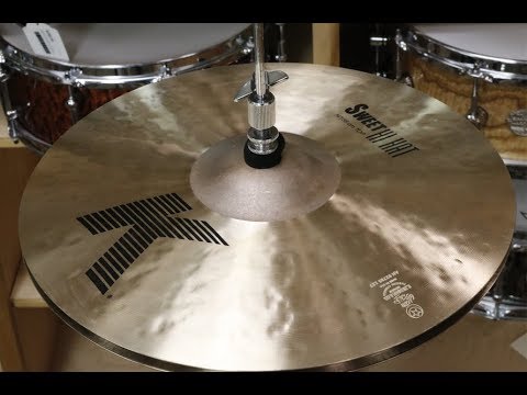 Zildjian K Sweet 14" Hi Hat Pair-Demo of Exact Cymbal-Top 1065g-Bottom 1488g