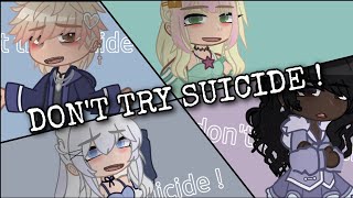 ☆ 𝐃𝐨𝐧&#39;𝐭 𝐭𝐫𝐲 𝐬𝐮𝟏𝐜𝟏𝐝𝐞 ! (queen) || TMF angst